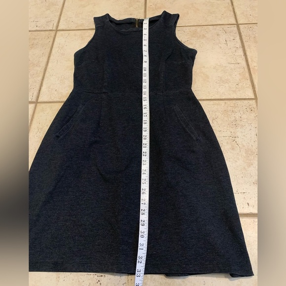 Old Navy Dark Gray Sleeveless Knit Dress with Pockets, Size M - Picture 6 of 6